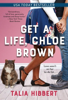 Mass market paperback of "Get a Life, Chloe Brown" by Avon Books, featuring the book cover with colorful artwork and title.