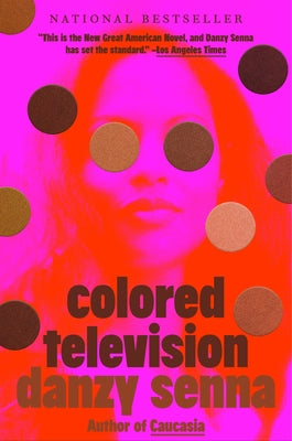 Colorful paperback television book by Riverhead Books with vibrant cover art, showcasing a creative design and bold colors.