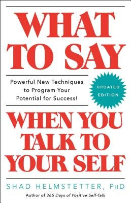 Paperback titled "What to Say When You Talk to Your Self" by Gallery Books, showing the front cover with colorful design elements.