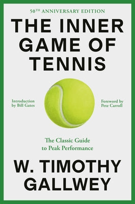 Paperback of The Inner Game of Tennis by Random House Trade, showing the book cover with title and author.