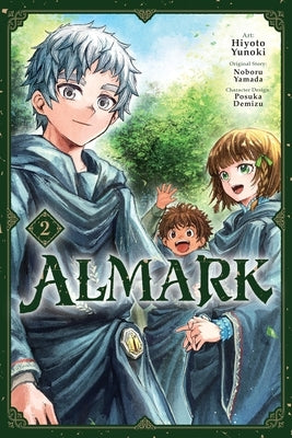 Paperback manga volume 2 of Almark, Vol. 2 by Yen Press featuring colorful cover art with Japanese characters and artwork.