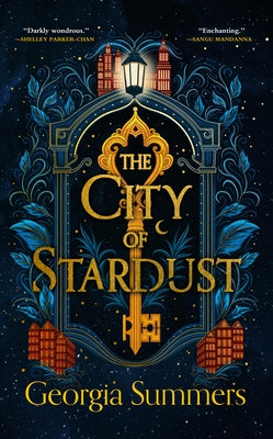 Paperback copy of "The City of Stardust" by Redhook featuring a cover with a cosmic cityscape and starry background.