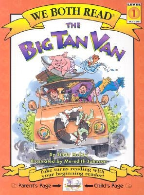 Paperback We Both Read The Big Tan Van children’s book by Treasure Bay, featuring colorful illustrations of a large tan van.