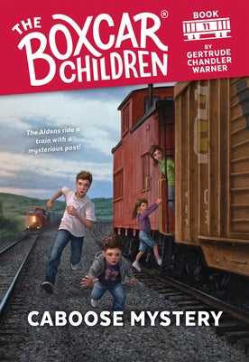 Paperback of "Caboose Mystery" by Random House Books for Young Readers, showing the book cover with colorful illustrations.