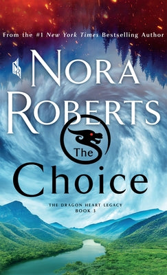Large print paperback of The Choice: The Dragon Heart Legacy Book 3 by Large Print Press, featuring a fantasy novel cover with dragon artwork.