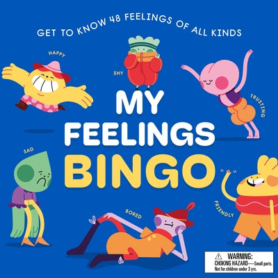 My Feelings Bingo: Get to Know 48 Feelings of All Kinds Board Games Laurence King