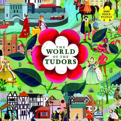 The World of the Tudors 1000 Piece Puzzle: A Jigsaw Puzzle with 50 Historical Figures to Find Other Laurence King
