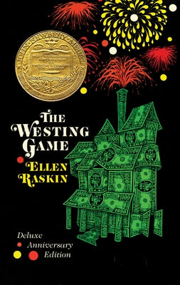 Paperback of The Westing Game Deluxe Anniversary Edition by Puffin Books, showing the book cover with title and design.