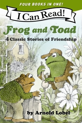 Four HarperCollins paperback books from the Frog and Toad classic series, featuring stories of friendship and adventure for children.