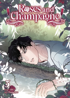 Paperback of Roses and Champagne (Comic) Vol. 3 by Seven Seas showing the front cover with colorful artwork and title text.