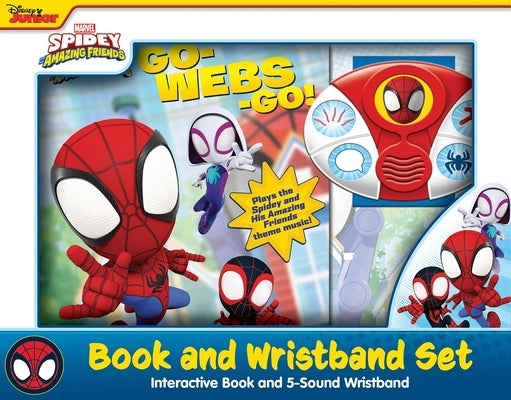 Disney Junior Marvel Spidey and His Amazing Friends: Go-Webs-Go! Book and 5-Sound Wristband Set [With Battery] Other Pi Kids