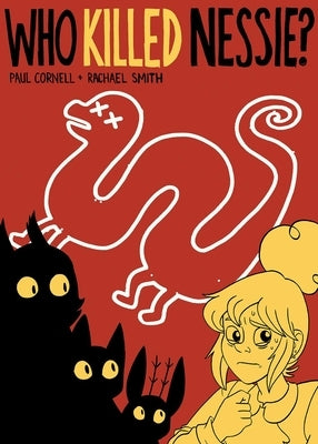 Paperback book titled "Who Killed Nessie?" by Avery Hill Publishing featuring a cover image with Loch Ness Monster and mysterious elements.
