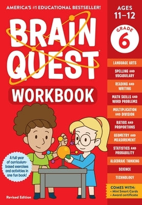 Brain Quest Workbook: 6th Grade Revised Edition Paperback Workman Kids