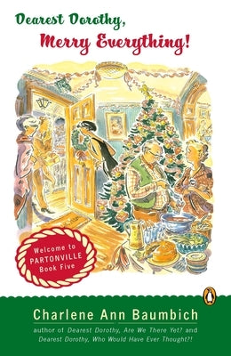 Paperback of "Dearest Dorothy, Merry Everything!: Welcome to Partonville" by Penguin Books, showing the book cover with colorful illustrations.