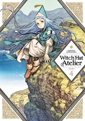 Paperback of Witch Hat Atelier 4 by Kodansha Comics featuring a colorful cover with magical illustrations.