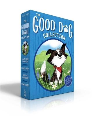 Set of four Little Simon paperback books from The Good Dog Collection, featuring colorful covers with playful dog illustrations.