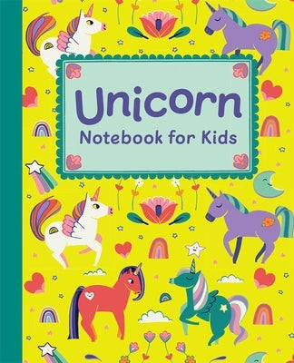 Unicorn Notebook for Kids: Featuring cute unicorn art and lined, blank, graphed and bulleted pages perfect for journaling and doodling! Paperback Rockridge Press