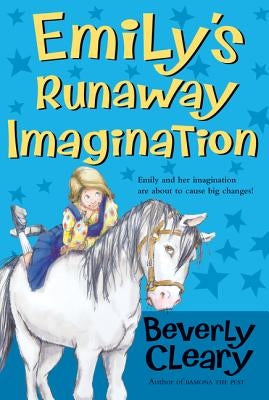 Paperback of Emily's Runaway Imagination by HarperCollins featuring a colorful illustrated cover with whimsical artwork.