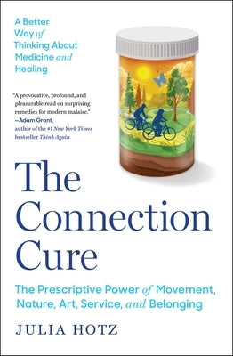 Paperback book titled "The Connection Cure" by Simon & Schuster, showing the cover with colorful abstract artwork.