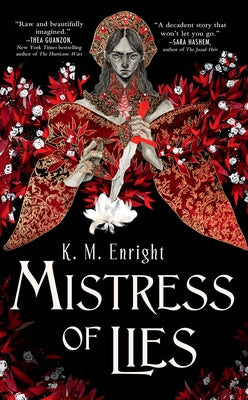 Paperback of Mistress of Lies by Orbit featuring a dark, mysterious book cover with intricate artwork and fantasy-themed design.
