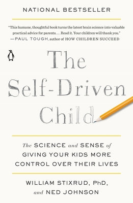 Paperback of "The Self-Driven Child" by Penguin Life, featuring a cover with children and a playful, educational design.