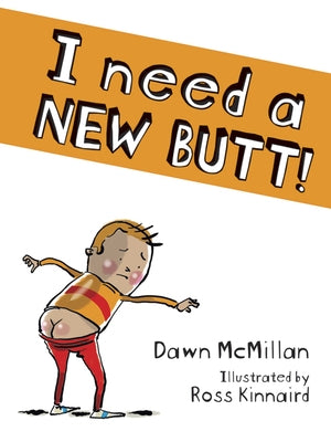 Paperback book titled "I Need a New Butt!" by Dover Publications, showing the front cover with colorful illustrations.