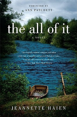 Paperback of "The All of It" by Harper Perennial, featuring a close-up of the book cover with colorful artwork.