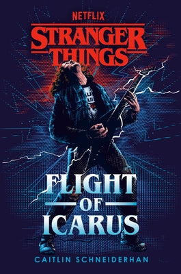 Paperback of Stranger Things: Flight of Icarus by Random House Worlds, featuring cover art with characters and a mysterious background.