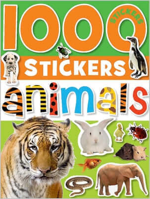 1000 Stickers: Animals [With Sticker(s)] Paperback Make Believe Ideas