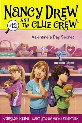 Paperback Valentine's Day Secret book by Aladdin Paperbacks featuring a colorful cover with romantic-themed illustrations.