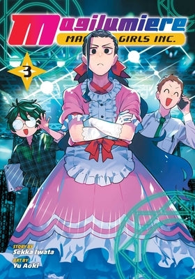 Paperback of Magilumiere Magical Girls Inc., Vol. 3 manga by Viz Media featuring colorful cover art with magical girl characters.