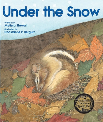 Paperback of "Under the Snow" by Peachtree Publishers featuring a snowy winter scene with children playing outdoors.