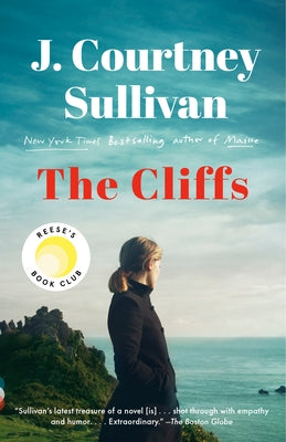 Paperback of The Cliffs by Reese's Book Club, published by Knopf Doubleday Publishing Group, with a cover featuring scenic coastal cliffs.
