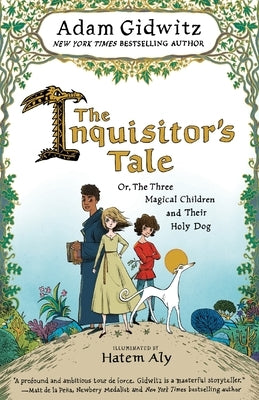 Paperback of The Inquisitor's Tale by Thorndike Striving Reader featuring cover art with three children and a dog, medieval-style illustration.