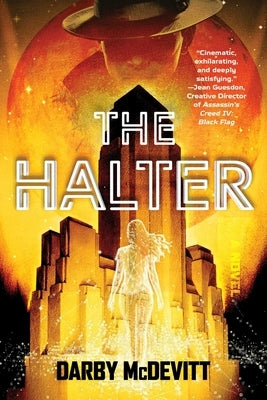 Paperback of "The Halter" by Diversion Books showing the book cover with title and author text on a neutral background.