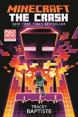 Paperback of Minecraft: The Crash novel by Random House Worlds, featuring Minecraft characters on the cover.