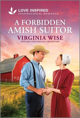 Mass market paperbound of "A Forbidden Amish Suitor" by Love Inspired, featuring a romantic Amish couple on the cover.