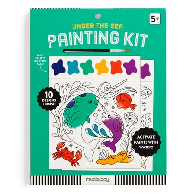 Under the Sea Painting Kit Paperback Galison