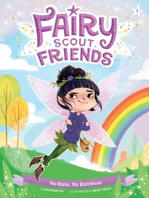Paperback of "No Rain, No Rainbow" by Little Simon, featuring colorful illustrated cover with rainbow and clouds.