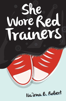 Paperback book titled "She Wore Red Trainers" by Kube Publishing Ltd, featuring a colorful cover design.