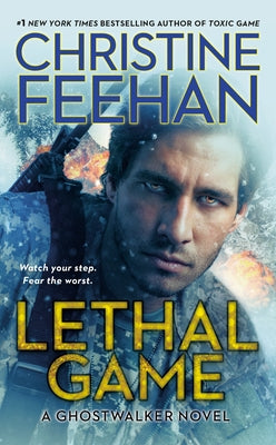 Cover of the mass market paperbound novel "Lethal Game" by Berkley Books, featuring dark, intense artwork.