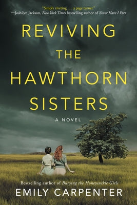 Paperback of "Reviving the Hawthorn Sisters" by Lake Union Publishing featuring a colorful cover with floral and vintage design elements.