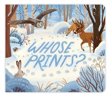 Colorful pages of the "Whose Prints?" board book by Little Simon featuring playful animal illustrations for young children.