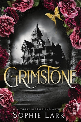 Paperback of Grimstone by Bloom Books featuring dark, mystical cover art with intricate design elements.