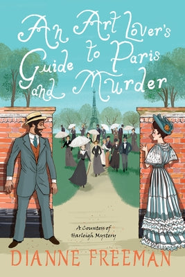Paperback book titled "An Art Lover's Guide to Paris and Murder" by Kensington Publishing Corporation, featuring a colorful cover illustration.