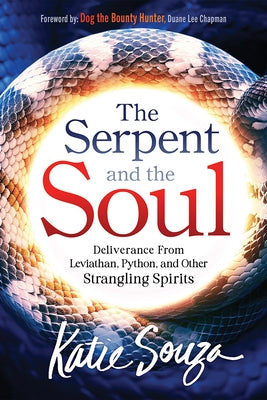 Paperback copy of "The Serpent and the Soul" by Charisma House, featuring the book cover with title and author details.