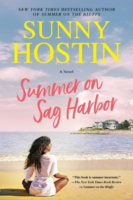 Paperback of Summer on Sag Harbor by William Morrow & Company, showing a colorful cover with a summer scene and scenic harbor.