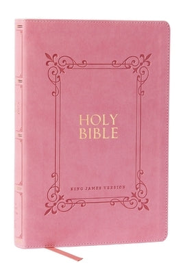 KJV Holy Bible: Large Print with 53,000 Center-Column Cross References, Pink Leathersoft, Red Letter, Comfort Print (Thumb Indexed): King James Versio Bible Thomas Nelson
