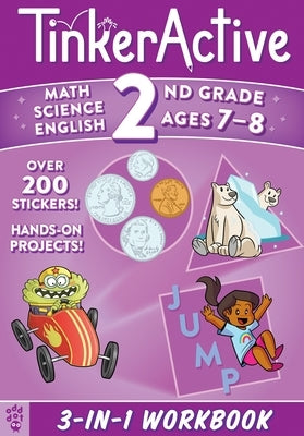 Tinkeractive 2nd Grade 3-In-1 Workbook: Math, Science, English Language Arts Paperback Odd Dot