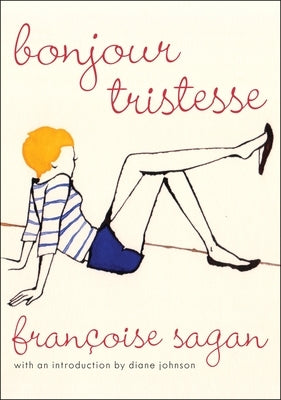 Paperback of "Bonjour Tristesse" by Ecco Press, featuring a close-up of the book cover with elegant typography.